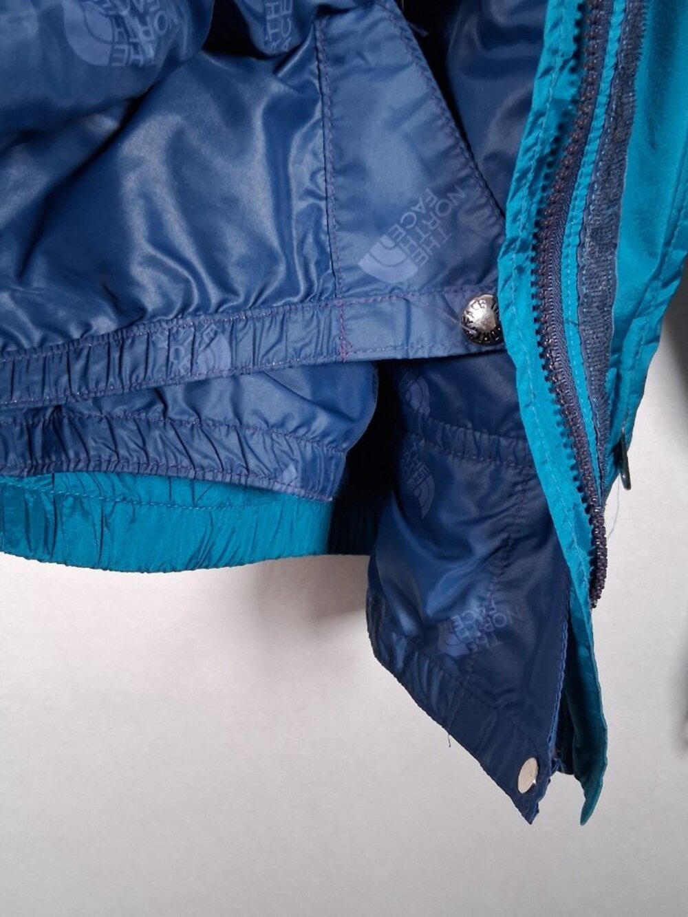 Vintage 1990s North Face Extreme Jacket Women 10 Snow Ski Blue Gore Tex Winter - Picture 9 of 16